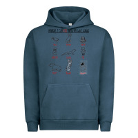 Pigment Midnight Navy animals i can kill with my bare hands Urban Hoodie - artisFamous