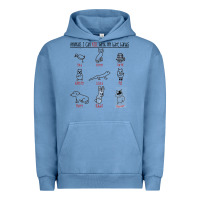 Pigment Pebble Blue animals i can kill with my bare hands Urban Hoodie - artisFamous