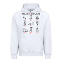 White animals i can kill with my bare hands Urban Hoodie - artisFamous