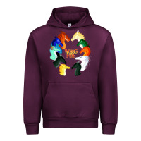 Mauve Wine wings of fire Urban Hoodie - artisFamous