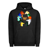 Pigment Black wings of fire Urban Hoodie - artisFamous