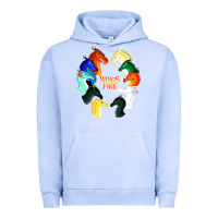 Pigment Grape Ice wings of fire Urban Hoodie - artisFamous