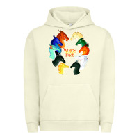 Pigment Pistachio wings of fire Urban Hoodie - artisFamous