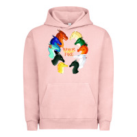 Pigment Salmon wings of fire Urban Hoodie - artisFamous