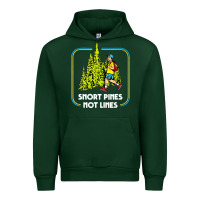 Forest Green snort pines not lines funny boy going to school vintage Urban Hoodie - artisFamous