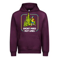 Mauve Wine snort pines not lines funny boy going to school vintage Urban Hoodie - artisFamous
