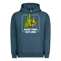 Pigment Midnight Navy snort pines not lines funny boy going to school vintage Urban Hoodie - artisFamous