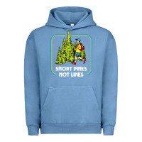 Pigment Pebble Blue snort pines not lines funny boy going to school vintage Urban Hoodie - artisFamous