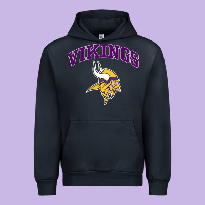 Vikings Style Urban Hoodie Designed By Artisfamous