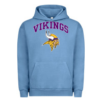Pigment Pebble Blue vikings style Urban Hoodie - artisFamous