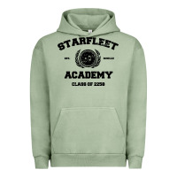 Pigment Oil Green starfleet academy Urban Hoodie - artisFamous