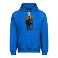 Cobalt bernie sitting in the cold with mittens meme Urban Hoodie - artisFamous