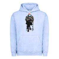 Pigment Grape Ice bernie sitting in the cold with mittens meme Urban Hoodie - artisFamous