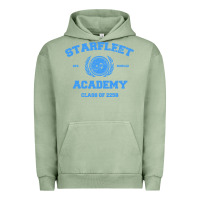 Pigment Oil Green starfleet academy Urban Hoodie - artisFamous