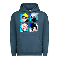 Pigment Midnight Navy animation Urban Hoodie - artisFamous