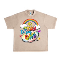 French Oak its okay to say gay pride Urban Heavy Tee - FaDigitalArtStudio