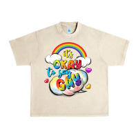 Sandshell its okay to say gay pride Urban Heavy Tee - FaDigitalArtStudio