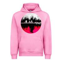 Fuchsia Pink stranger kids bikes Urban Hoodie - artisFamous