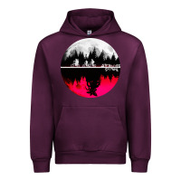 Mauve Wine stranger kids bikes Urban Hoodie - artisFamous