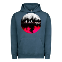 Pigment Midnight Navy stranger kids bikes Urban Hoodie - artisFamous