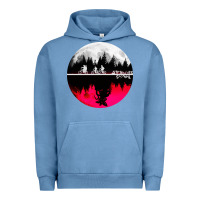 Pigment Pebble Blue stranger kids bikes Urban Hoodie - artisFamous