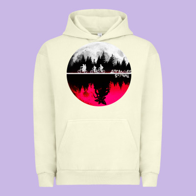Stranger Kids Bikes Urban Hoodie Designed By Artisfamous