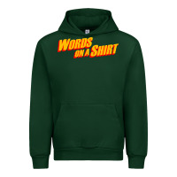 Forest Green words on a shirt Urban Hoodie - artisFamous