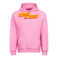 Fuchsia Pink words on a shirt Urban Hoodie - artisFamous
