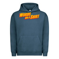 Pigment Midnight Navy words on a shirt Urban Hoodie - artisFamous