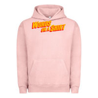 Pigment Salmon words on a shirt Urban Hoodie - artisFamous