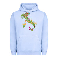 Pigment Grape Ice Italy map Urban Hoodie - artisFamous