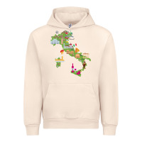 Sandshell Italy map Urban Hoodie - artisFamous