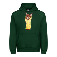 Forest Green funny chihuahua dog burrito food tee Urban Hoodie - artisFamous