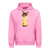 Fuchsia Pink funny chihuahua dog burrito food tee Urban Hoodie - artisFamous