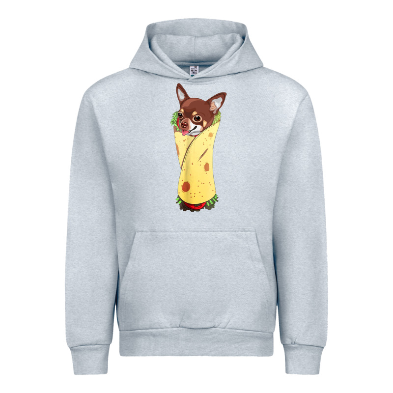 Funny Chihuahua Dog Burrito Food Tee Urban Hoodie by artisFamous | Teevron