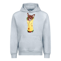 Heather Grey funny chihuahua dog burrito food tee Urban Hoodie - artisFamous