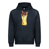 Navy funny chihuahua dog burrito food tee Urban Hoodie - artisFamous