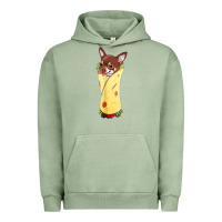 Pigment Oil Green funny chihuahua dog burrito food tee Urban Hoodie - artisFamous