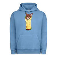 Pigment Pebble Blue funny chihuahua dog burrito food tee Urban Hoodie - artisFamous