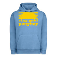 Pigment Pebble Blue stay gold ponyboy the outsiders movie book Urban Hoodie - artisFamous