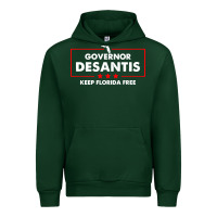 Forest Green desantis governor keep florida free Urban Hoodie - artisFamous