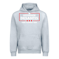 Heather Grey desantis governor keep florida free Urban Hoodie - artisFamous