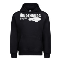 Black airship blimp dirigible   the hindenburg disaste Urban Hoodie - artisFamous