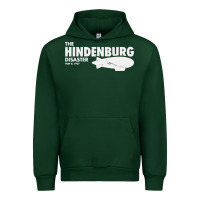 Forest Green airship blimp dirigible   the hindenburg disaste Urban Hoodie - artisFamous