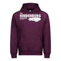 Mauve Wine airship blimp dirigible   the hindenburg disaste Urban Hoodie - artisFamous