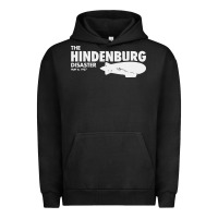 Pigment Black airship blimp dirigible   the hindenburg disaste Urban Hoodie - artisFamous