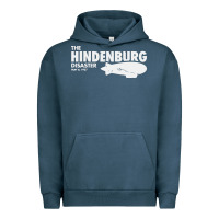 Pigment Midnight Navy airship blimp dirigible   the hindenburg disaste Urban Hoodie - artisFamous
