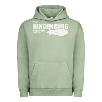 Pigment Oil Green airship blimp dirigible   the hindenburg disaste Urban Hoodie - artisFamous