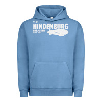 Pigment Pebble Blue airship blimp dirigible   the hindenburg disaste Urban Hoodie - artisFamous