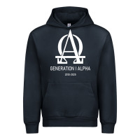 Navy generation alpha Urban Hoodie - artisFamous